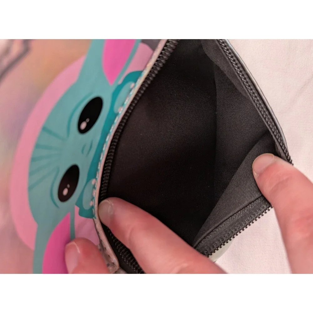 Star Wars Grogu Baby‎ Yoda Mandalorian Holographic Mini Backpack Bag Bioworld